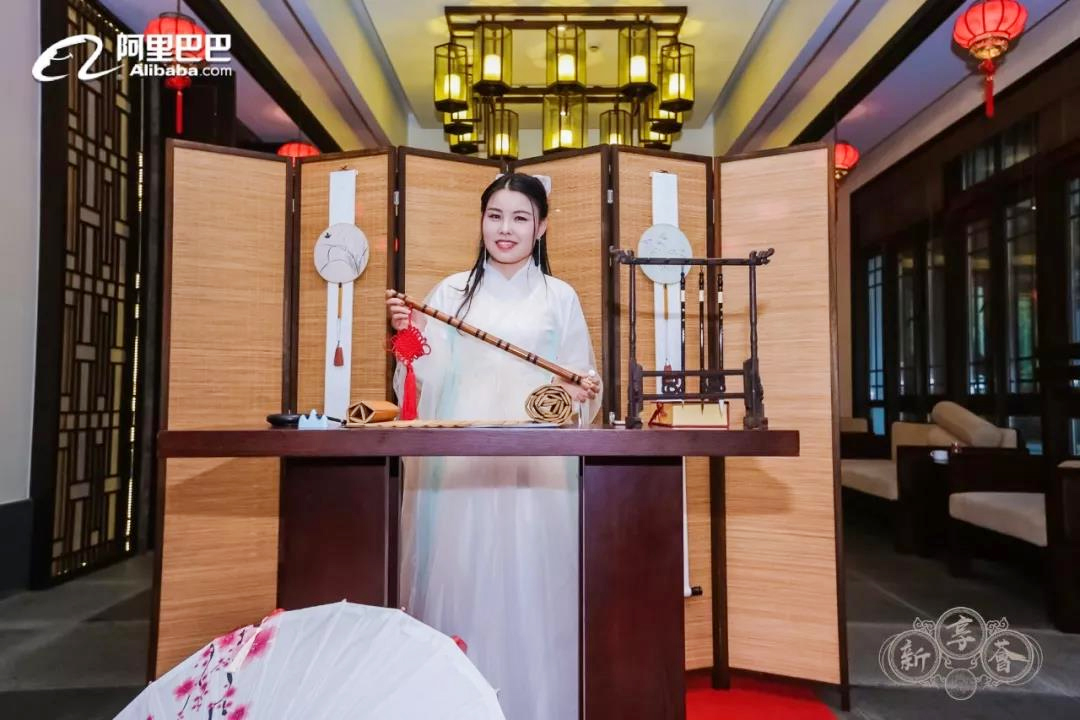 阿里巴巴新享薈漢服盛典晚會進場拍照