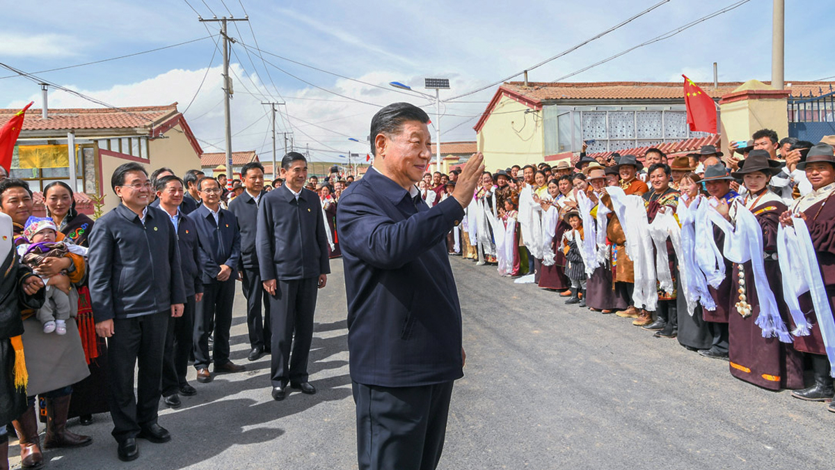 習近平總書記在青海考察