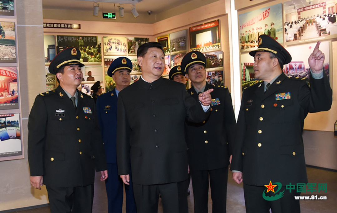 習總書記到第13集團軍視察