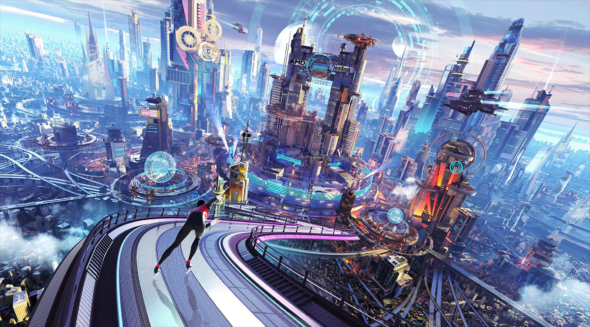 元宇宙大會主題海報圖片