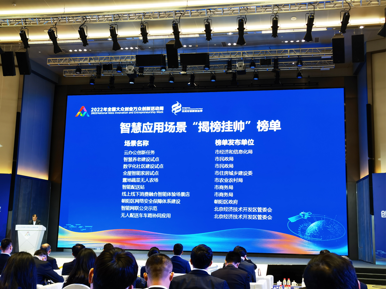 2022全國大眾創(chuàng)業(yè)萬眾創(chuàng)新活動(dòng)周中關(guān)村創(chuàng)新創(chuàng)業(yè)季活動(dòng)現(xiàn)場