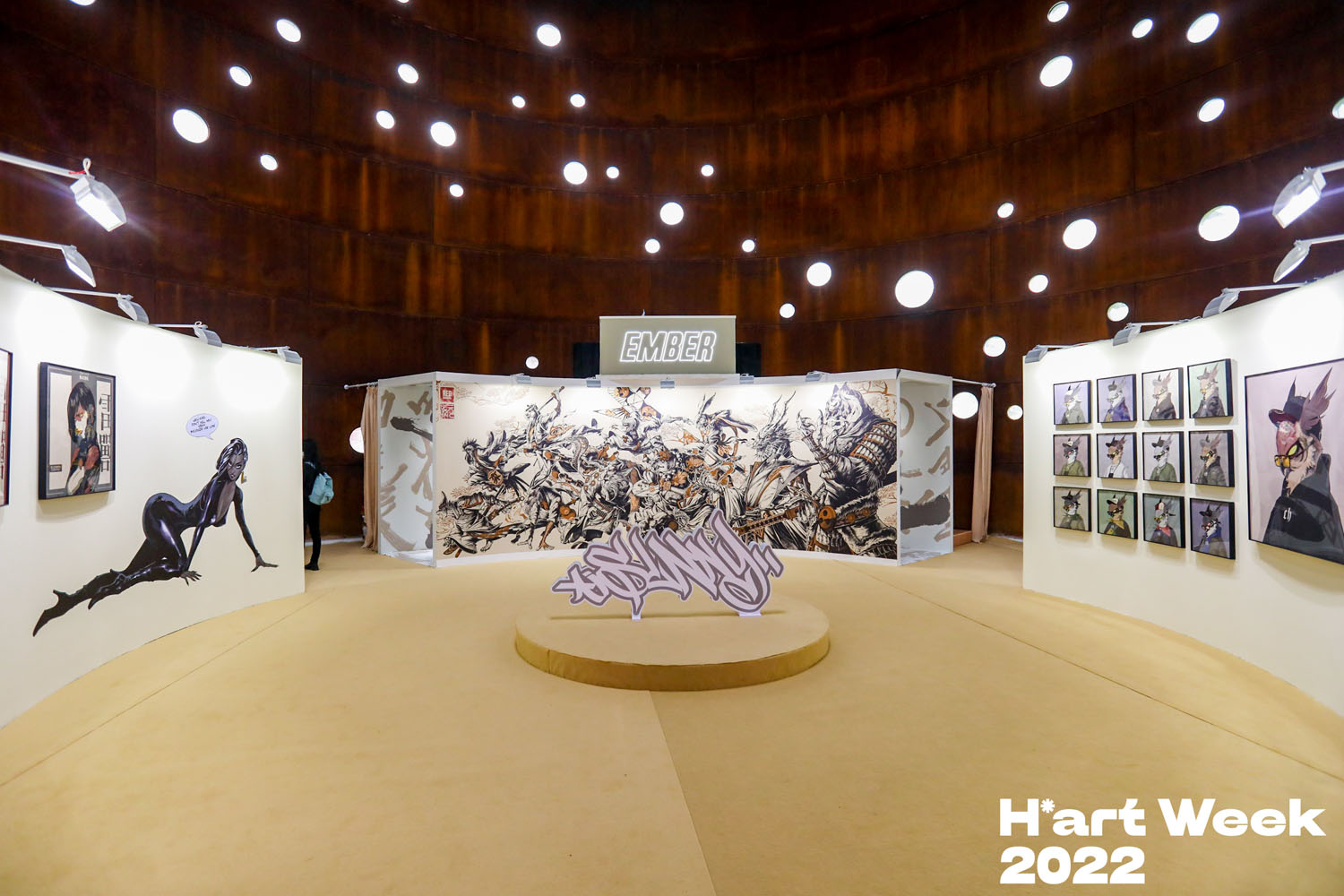 藝博會現場布置