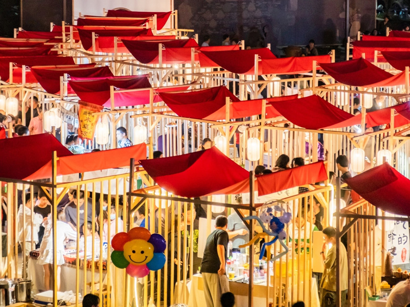 端午節游園會活動現場