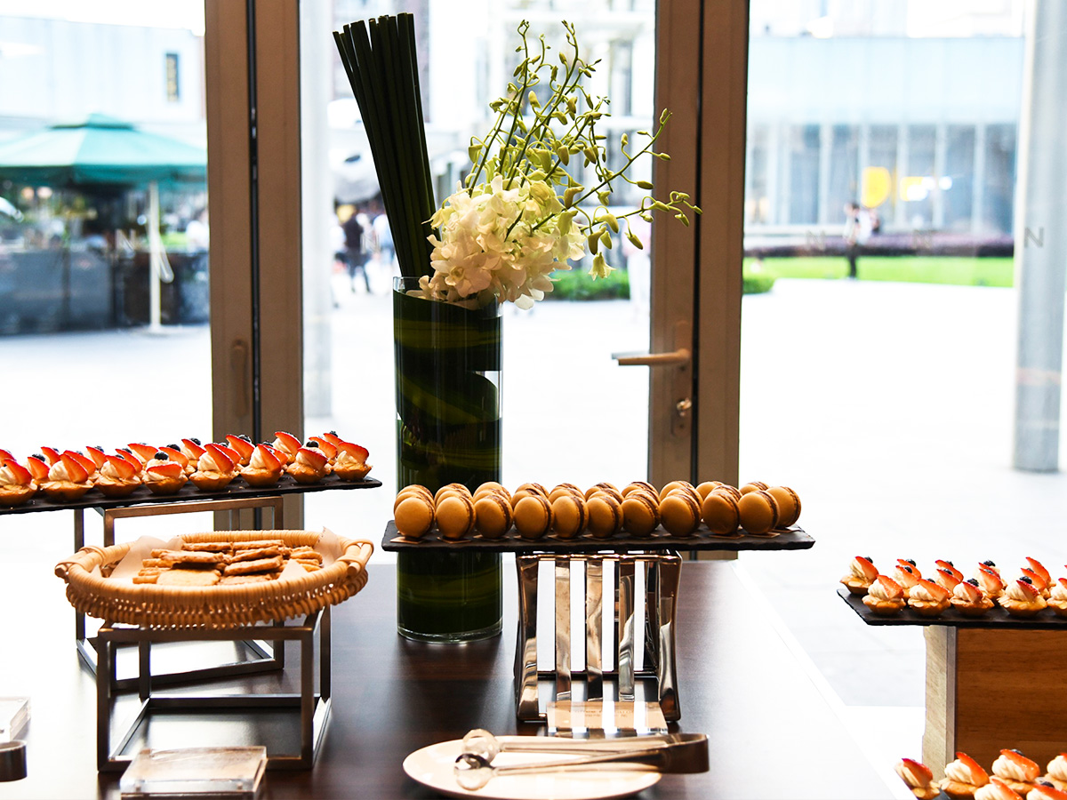 會場茶歇區(qū)布置