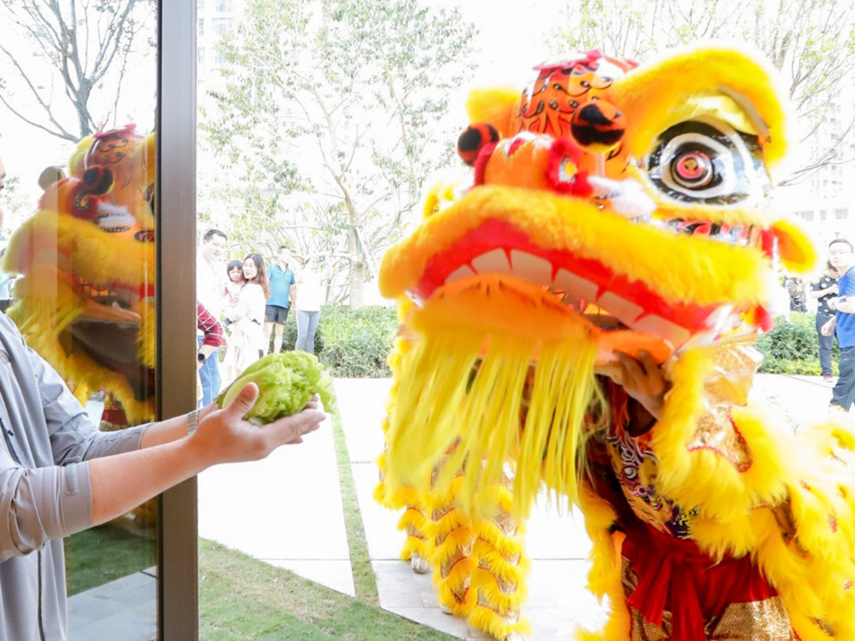 開業慶典舞獅