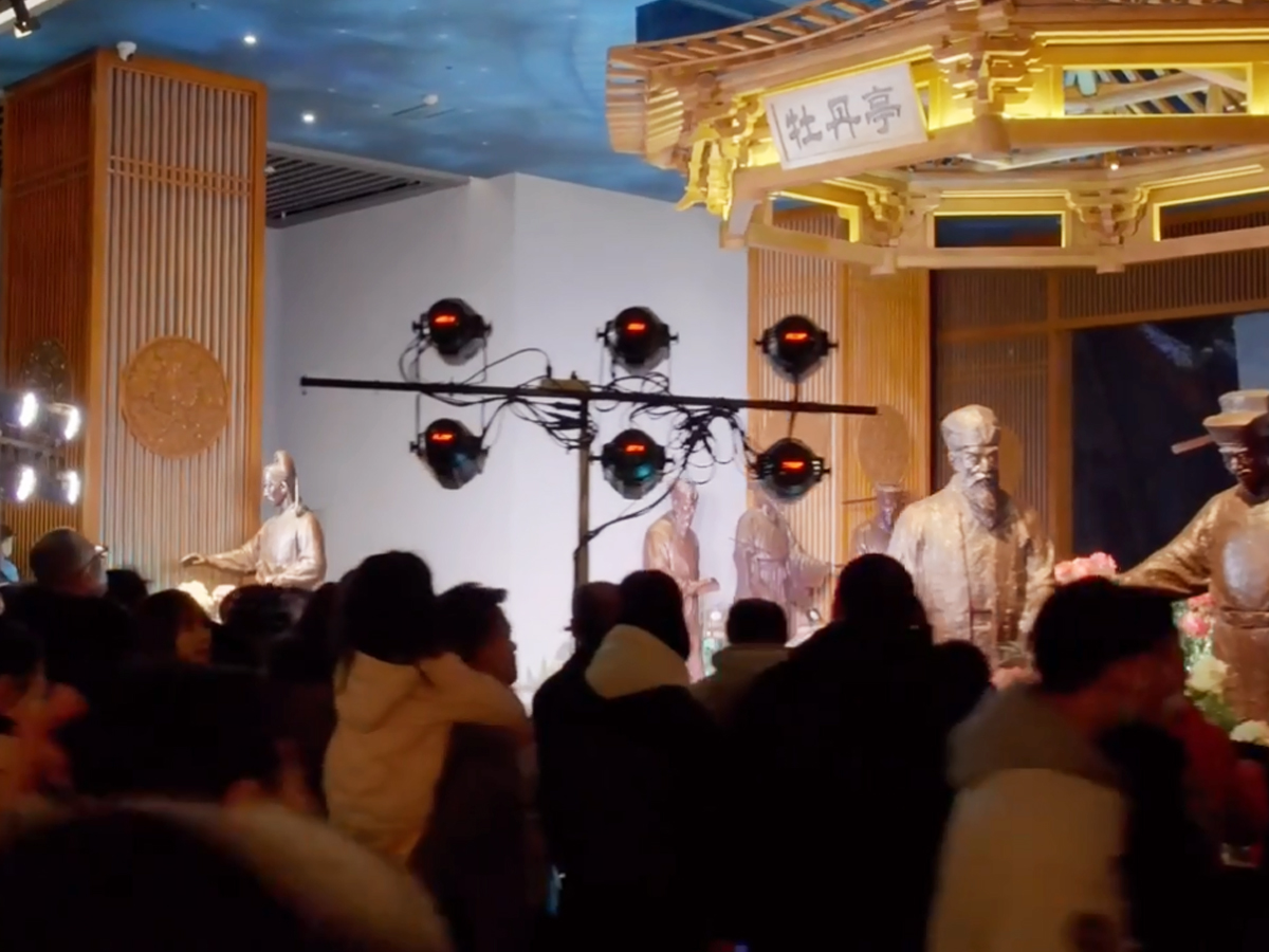 春節(jié)游園活動現(xiàn)場