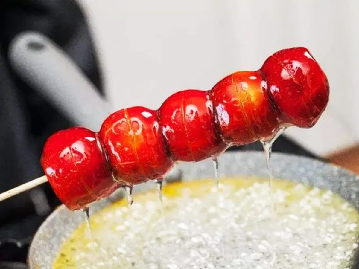 春節游園項目——自制冰糖葫蘆