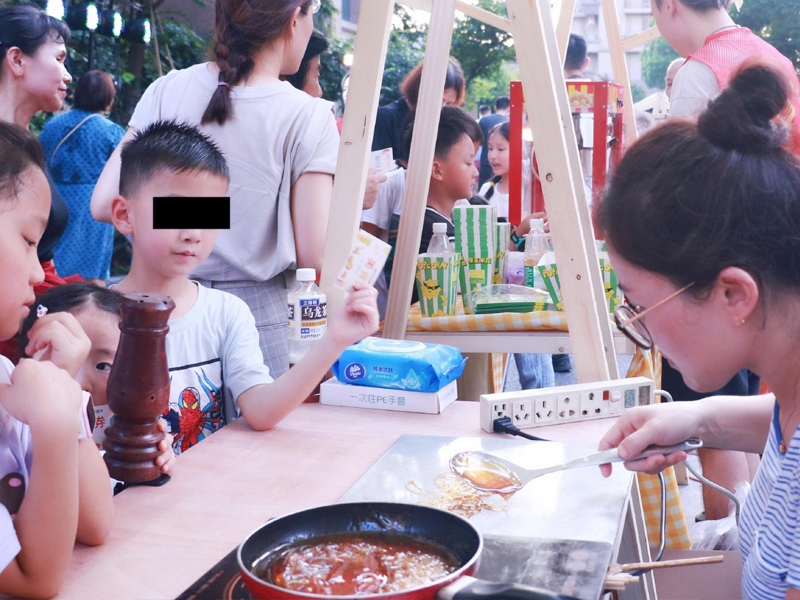 鄰里節活動美食攤位